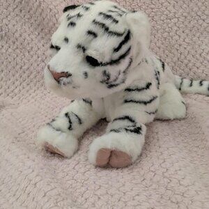 Early 2000's FurReal Friends White Tiger cub mechanical plush